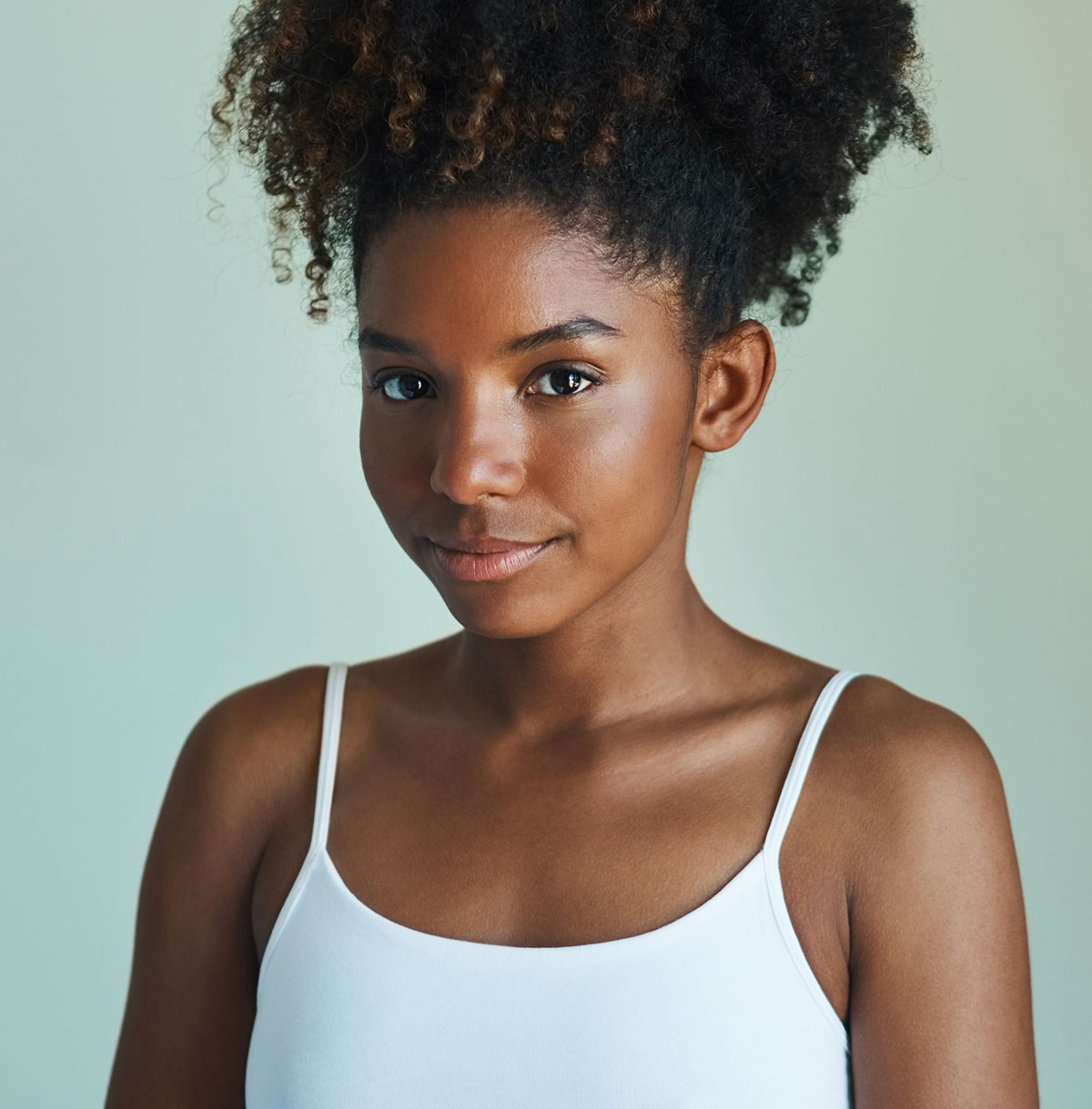 woman after hydrafacial clearwater