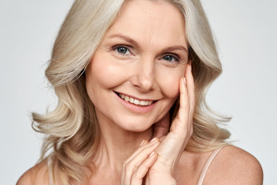 A woman with a smooth forehead after Dysport in Cleartwater.